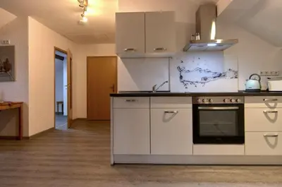 Küche/Küchenzeile in der Unterkunft Haus Freigeist - zum Ortsblick