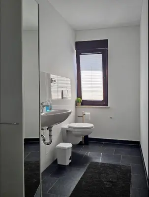 Ein Badezimmer in der Unterkunft Haus Freigeist - zum Wanderer