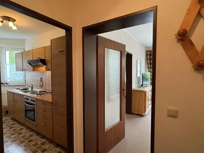 Küche/Küchenzeile in der Unterkunft Ferienwohnung, Hahnenklee