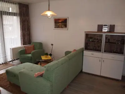 Ein Sitzbereich in der Unterkunft Fewo 3 Sterne Mit Harzblick