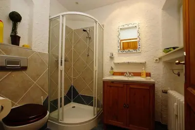 Ein Badezimmer in der Unterkunft Ferienwohnung Mattejiet