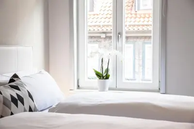 Ein Bett oder Betten in einem Zimmer der Unterkunft Altstadt Appartements Goslar