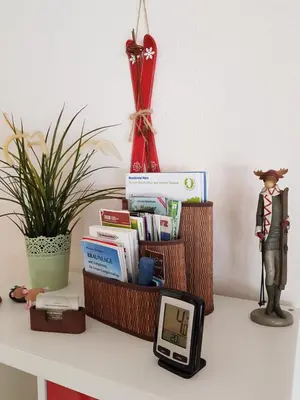 Die Bibliothek in der Ferienwohnung