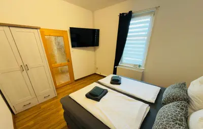 TV/Unterhaltungsangebot in der Unterkunft Traumhaus Waldeck mit Garten in der Innenstadt von Wernigerode von Harztraveler