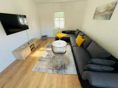 TV/Unterhaltungsangebot in der Unterkunft Traumhaus Waldeck mit Garten in der Innenstadt von Wernigerode von Harztraveler