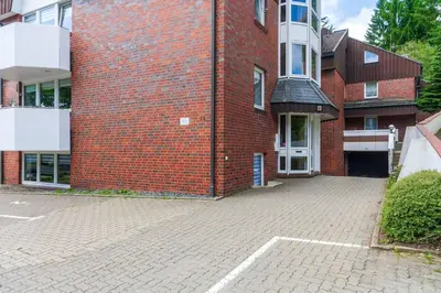 Das Gebäude in dem sich die Ferienwohnung befindet