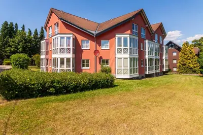 Ein Garten an der Unterkunft Ferienwohnung Panoramablick 33