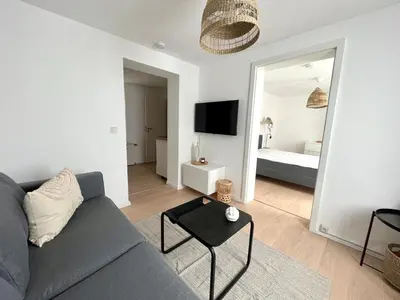 TV/Unterhaltungsangebot in der Unterkunft Modernes Apartment am Campus II