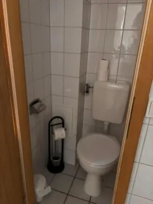 Ein Badezimmer in der Unterkunft Modernes Apartment am Campus II
