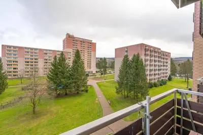 Das Gebäude in dem sich die Ferienwohnung befindet