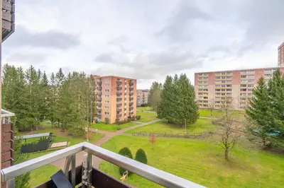 Das Gebäude in dem sich die Ferienwohnung befindet