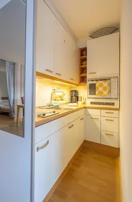 Küche/Küchenzeile in der Unterkunft Ferienwohnung Harz-Relax