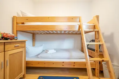Ein Bett oder Betten in einem Zimmer der Unterkunft Ferienwohnung Harz-Relax