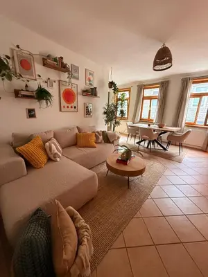 Ein Sitzbereich in der Unterkunft Wohlfühloase in der Altstadt 200m vom Marktplatz entfernt