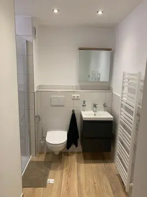 Ein Badezimmer in der Unterkunft Wohlfühloase in der Altstadt 200m vom Marktplatz entfernt