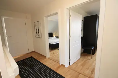 Ein Bett oder Betten in einem Zimmer der Unterkunft Ferienwohnung Josephine
