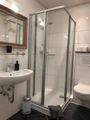 Ein Badezimmer in der Unterkunft Fewo Jagsch - HarzPur & HarzZeit - inkl Bettwäsche & Handtücher