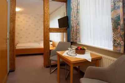 Ein Sitzbereich in der Unterkunft Gruppenhaus Sankt Andreasberg Braunlage
