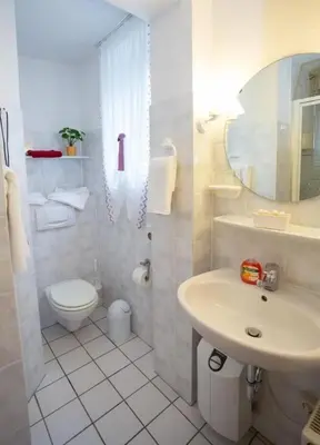 Ein Badezimmer in der Unterkunft Gruppenhaus Sankt Andreasberg Braunlage