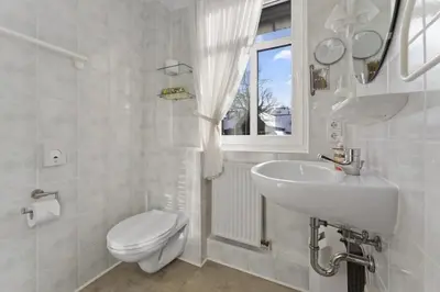 Ein Badezimmer in der Unterkunft Gruppenhaus Sankt Andreasberg Braunlage