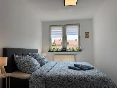 Ein Bett oder Betten in einem Zimmer der Unterkunft Harz tranquility - Sauna & comfort