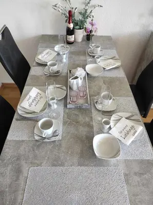 Grundriss der Unterkunft Ferienwohnung Abendsonne App 450