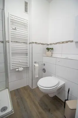 Ein Badezimmer in der Unterkunft Kleene Auszeit