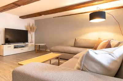 TV/Unterhaltungsangebot in der Unterkunft Ferienwohnung am Stadtschloss