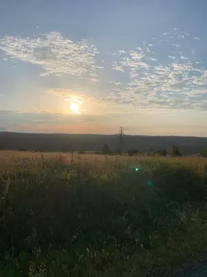 Blick auf den Sonnenuntergang/Sonnenaufgang von der Ferienwohnung aus oder aus der Nähe