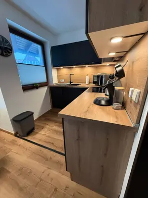 Küche/Küchenzeile in der Unterkunft Ferienwohnung Mein Platz im Harz