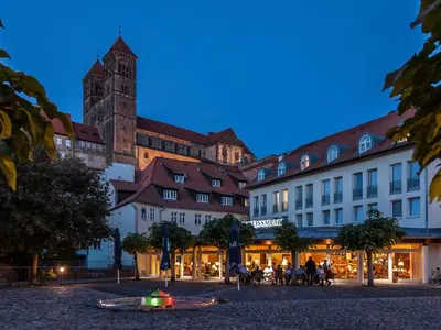 Das Gebäude in dem sich die Ferienwohnung befindet