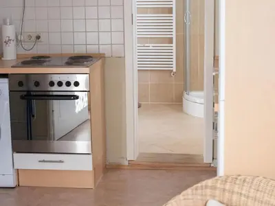 Küche/Küchenzeile in der Unterkunft Brocken-Blick