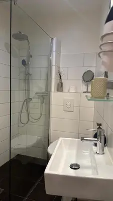 Ein Badezimmer in der Unterkunft Goslar FeWo Kultur & Naturgenuss