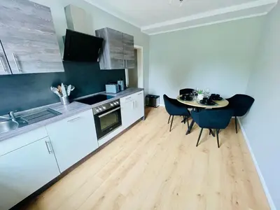 Küche/Küchenzeile in der Unterkunft Fundis Apartment am Schloss