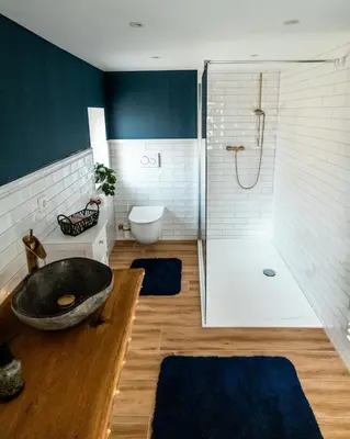 Ein Badezimmer in der Unterkunft An der Linde