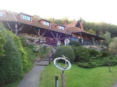 Ein Garten an der Unterkunft Holiday apartment in Harz with 1 bedroom