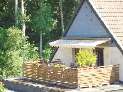 Ein Garten an der Unterkunft Holiday apartment in Harz with 1 bedroom
