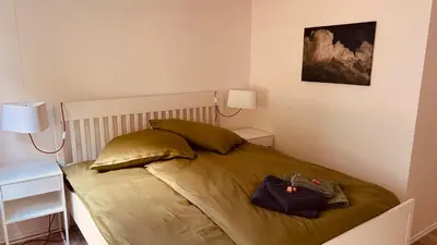Ein Bett oder Betten in einem Zimmer der Unterkunft Kirchblickapartment Zorge