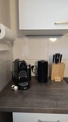 Kaffee-/Teezubehör in der Unterkunft Ferienwohnung Leni
