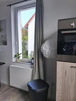 Küche/Küchenzeile in der Unterkunft Ferienhaus Wasserkunst am Butterberg - Bohlenmoor