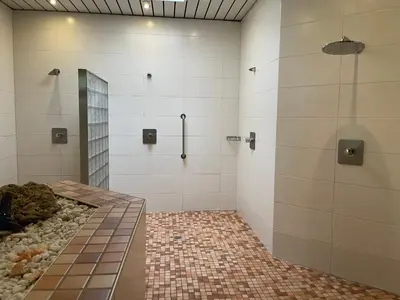 Ein Badezimmer in der Unterkunft Ferienwohnung Harz Valley