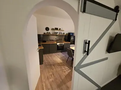 Küche/Küchenzeile in der Unterkunft Ferienwohnung Altstadt Goslar