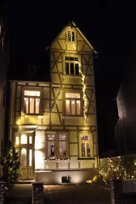 Das Gebäude in dem sich die Ferienwohnung befindet