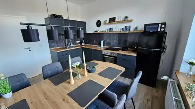 Küche/Küchenzeile in der Unterkunft Ferienwohnung Altstadt Goslar