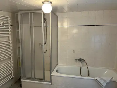 Ein Badezimmer in der Unterkunft Kuschelecke