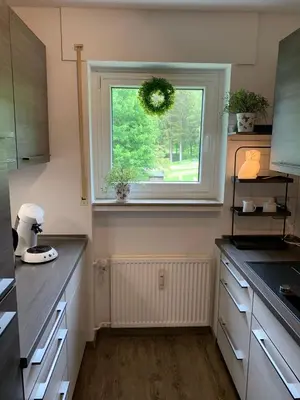 Küche/Küchenzeile in der Unterkunft Bocksberg-Baude