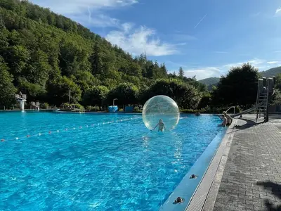 Der Swimmingpool an oder in der Nähe von Altes Haus, Untere Etage