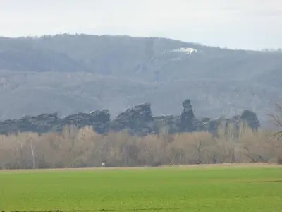 Naturlandschaft in der Nähe des Ferienhauses
