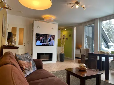 TV/Unterhaltungsangebot in der Unterkunft Luxus Ferienwohnung Traumblick Hahnenklee 4Sterne DTV