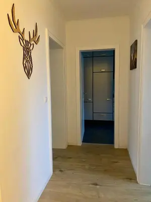 Grundriss der Unterkunft FeWo Harzhörnchen mit Balkon